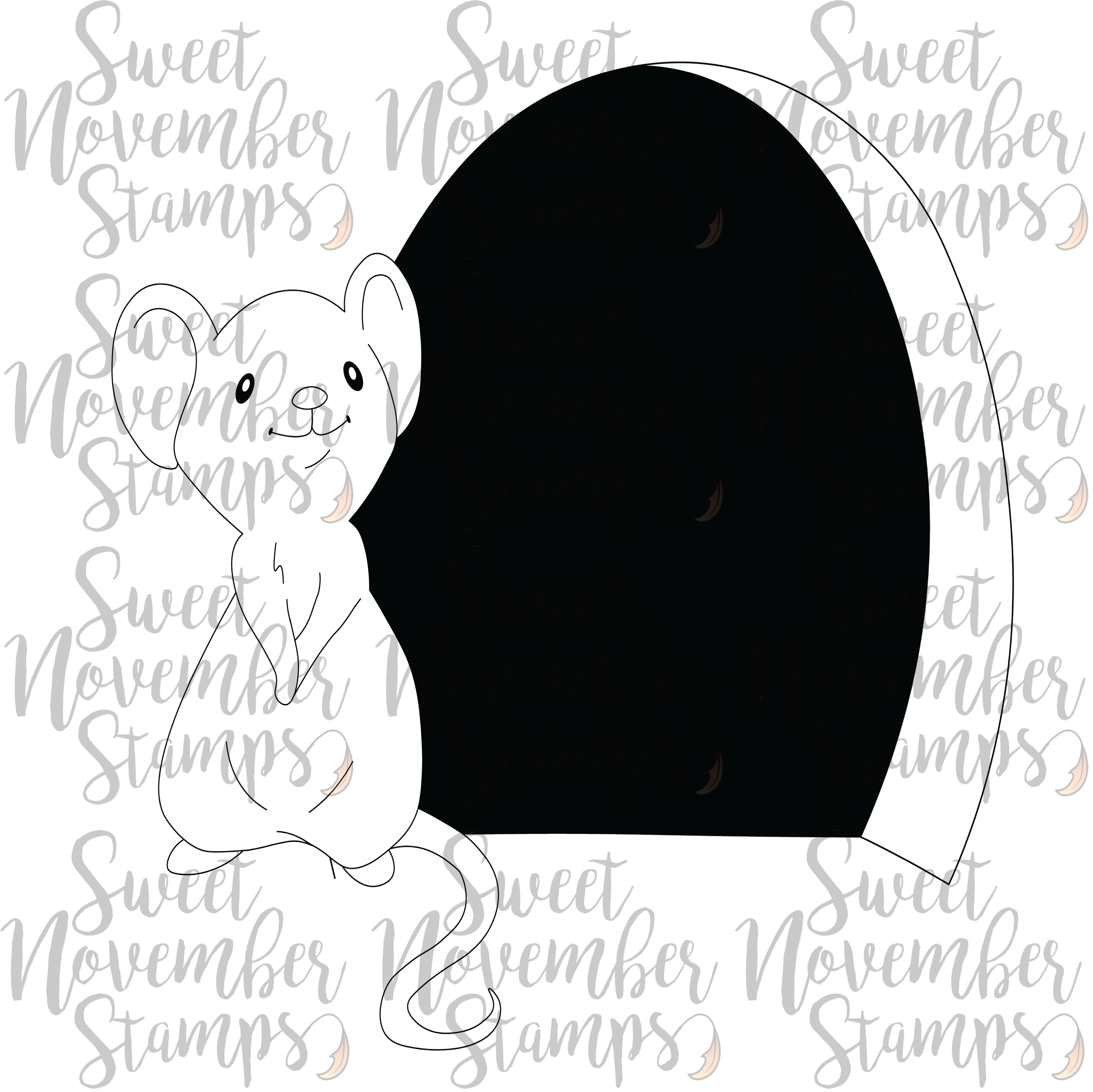 Digital Stamp - Chrissy and her home