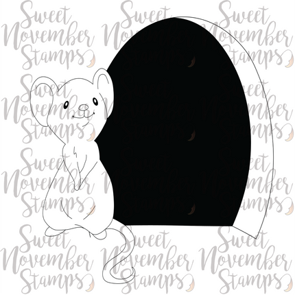 Digital Stamp - Chrissy and her home