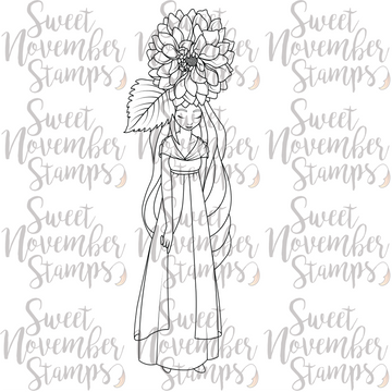 Digital Stamp - Dahlia Fae