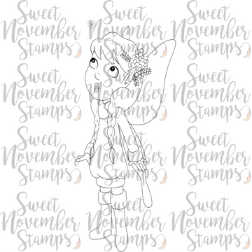 Digital Stamp - Fairy tot:  December