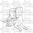 Digital Stamp - Puppy Love: Duncan and Donut