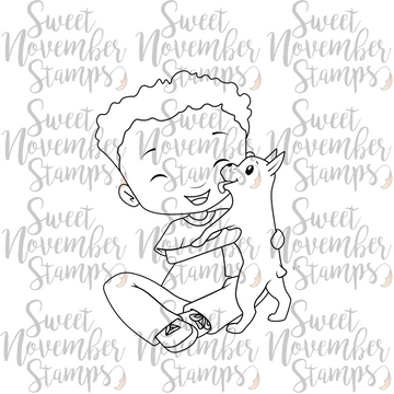 Digital Stamp - Puppy Love: Frank and Bean