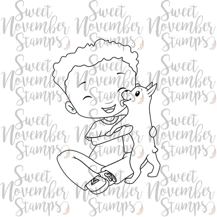 Digital Stamp - Puppy Love: Frank and Bean