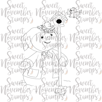 Digital Stamp - Snow Friends: Freezia