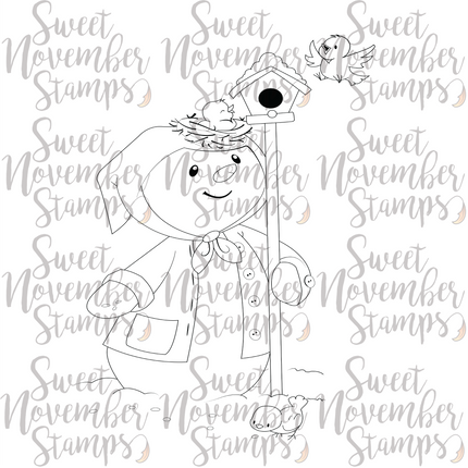 Digital Stamp - Snow Friends: Freezia