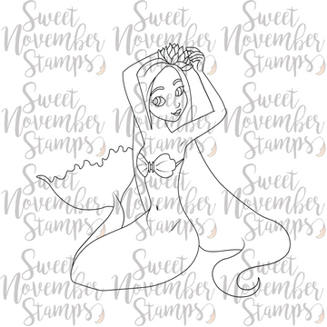 Digital Stamp - Fairytale Beauty Pageant: Isla Tidecaller