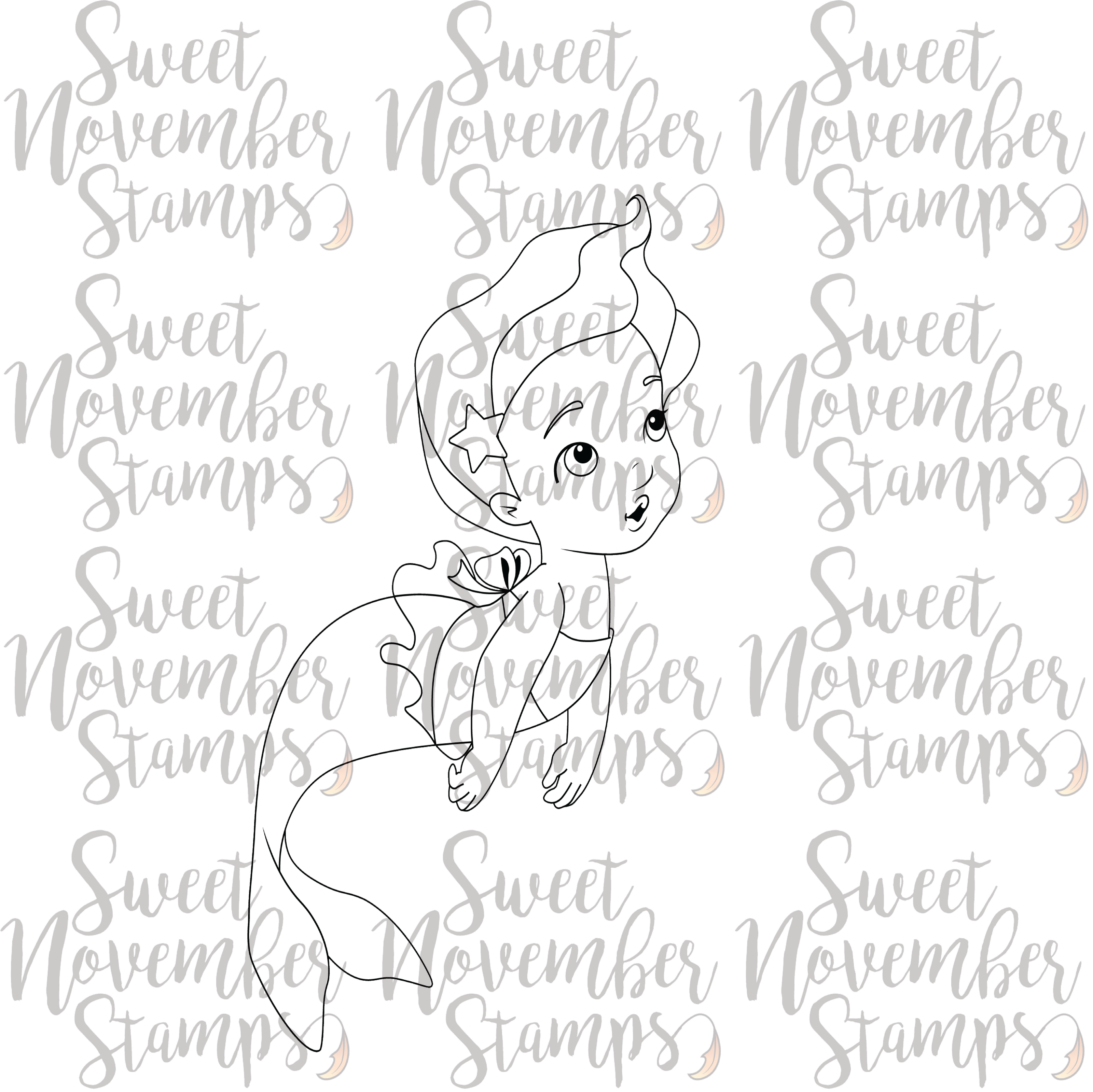 Digital Stamp - January Mertot