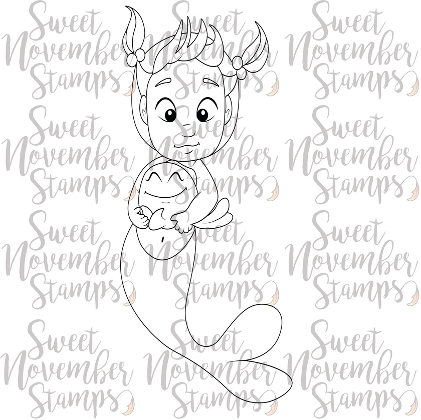 Digital Stamp - June Mertot