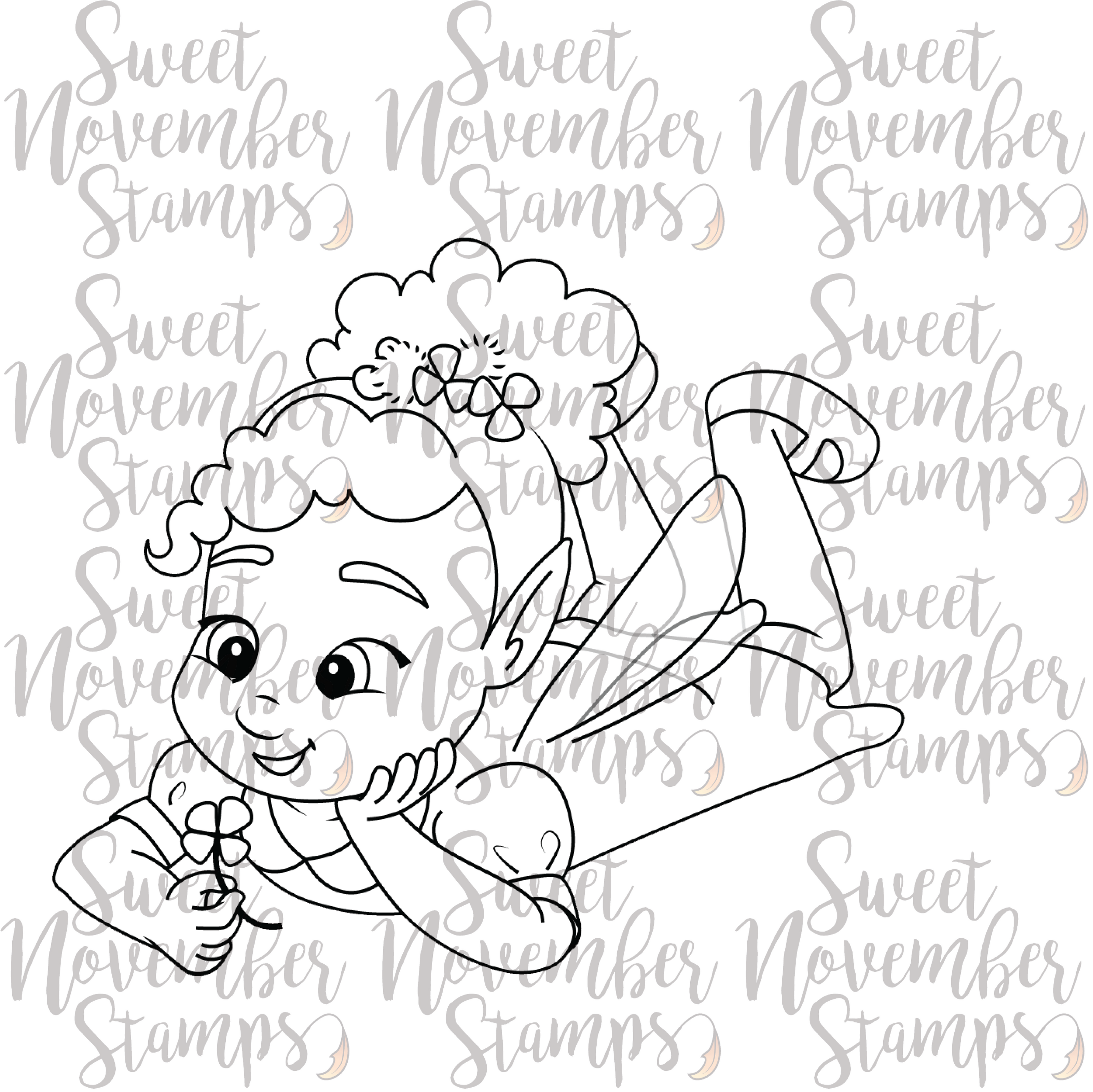 Digital Stamp - Fairy Tot: March