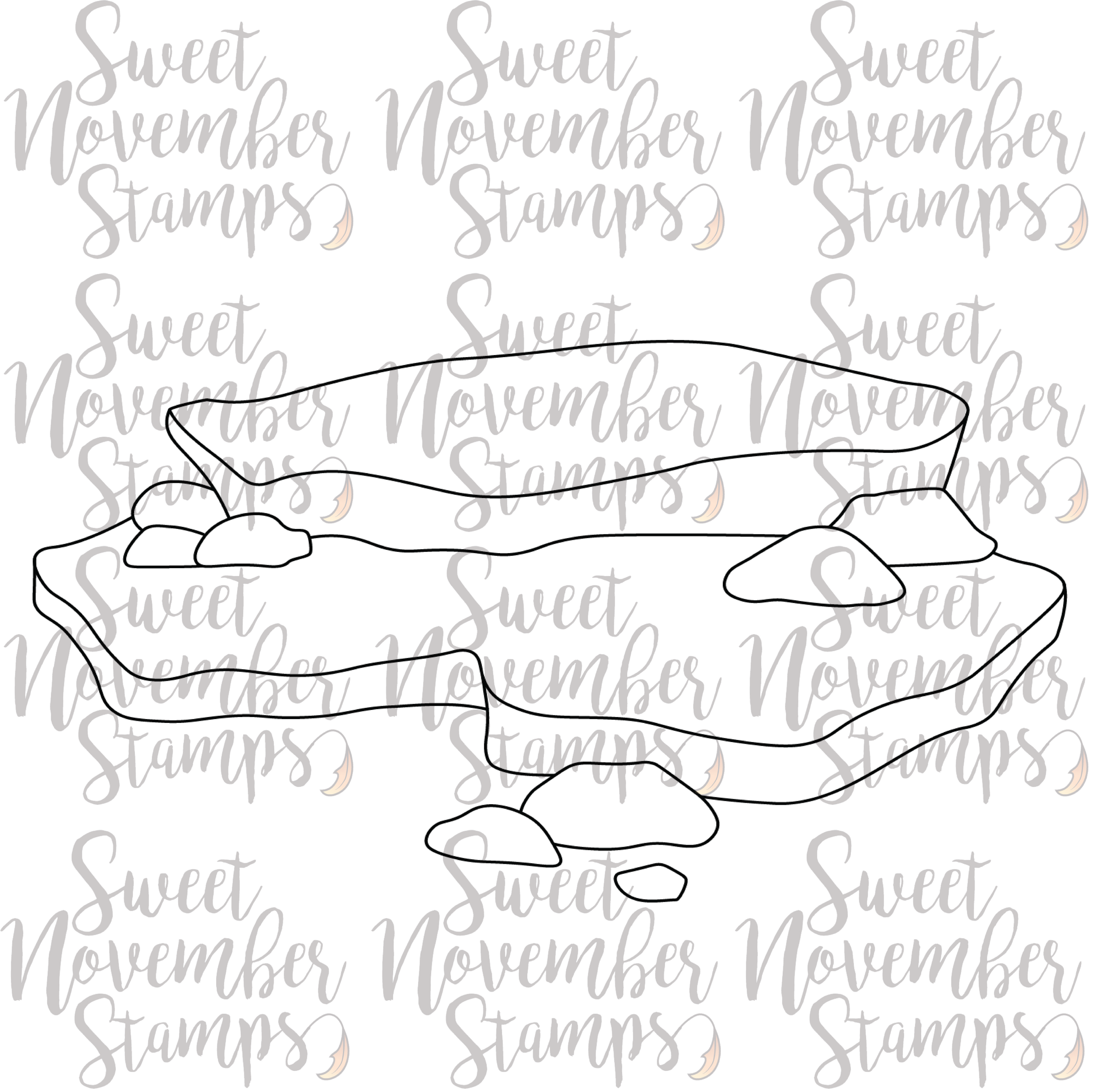 Digital Stamp - Mermaid Rock