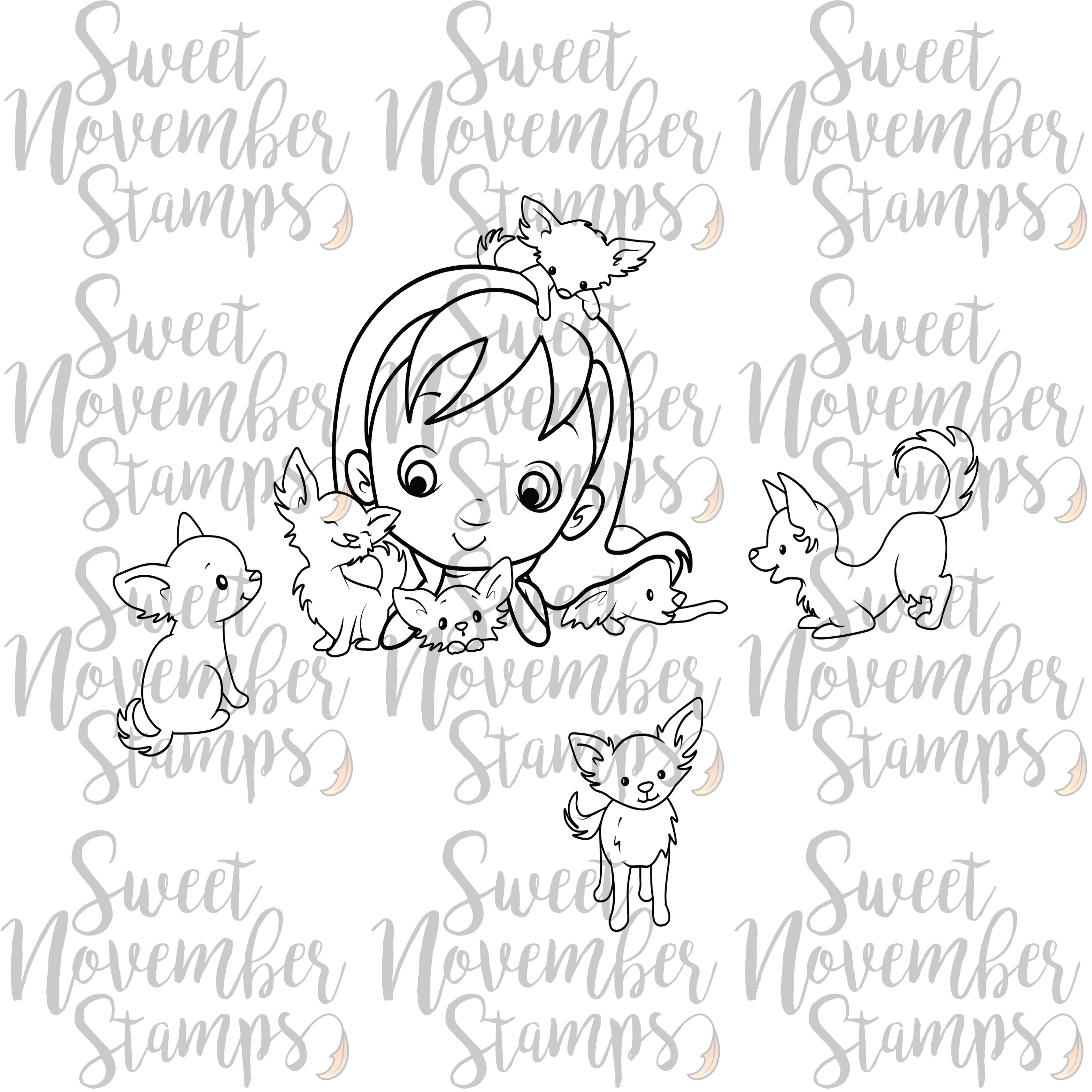 Digital Stamp - Puppy Love: Mickey and the Nuggets