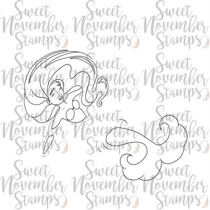 Digital Stamp - Surfacing - Nerida