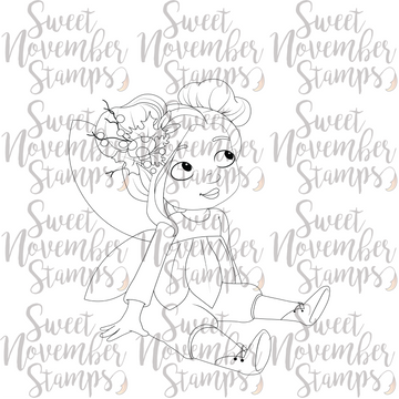 Digital Stamp - Fairy Tot: November