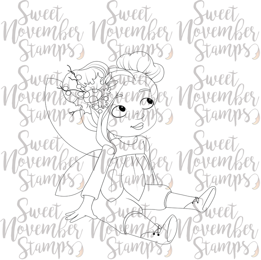 Digital Stamp - Fairy Tot: November