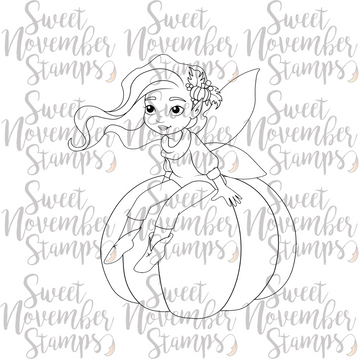 Digital Stamp - Fairy tot: October