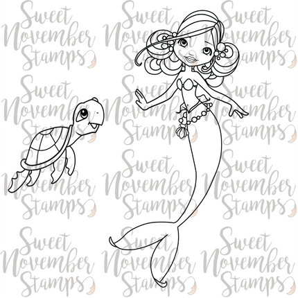 Digital Stamp - Sweet November Vault: Pearl Tidepool and Seamoor