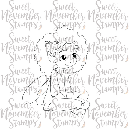 Digital Stamp - Fairy Tot: September