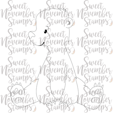 Digital Stamp - Snowbeary