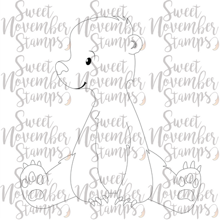 Digital Stamp - Snowbeary