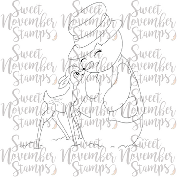 Digital Stamp - Snow Friends: Snowdin