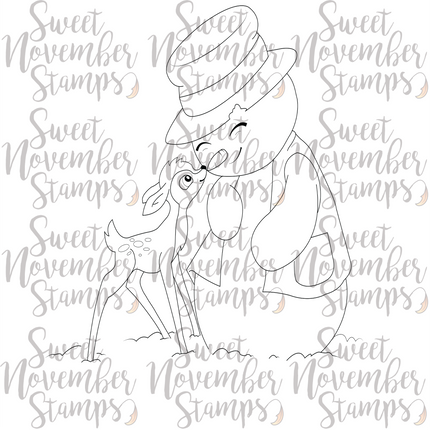 Digital Stamp - Snow Friends: Snowdin