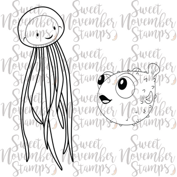 Digital Stamp - Squishy and Hootie
