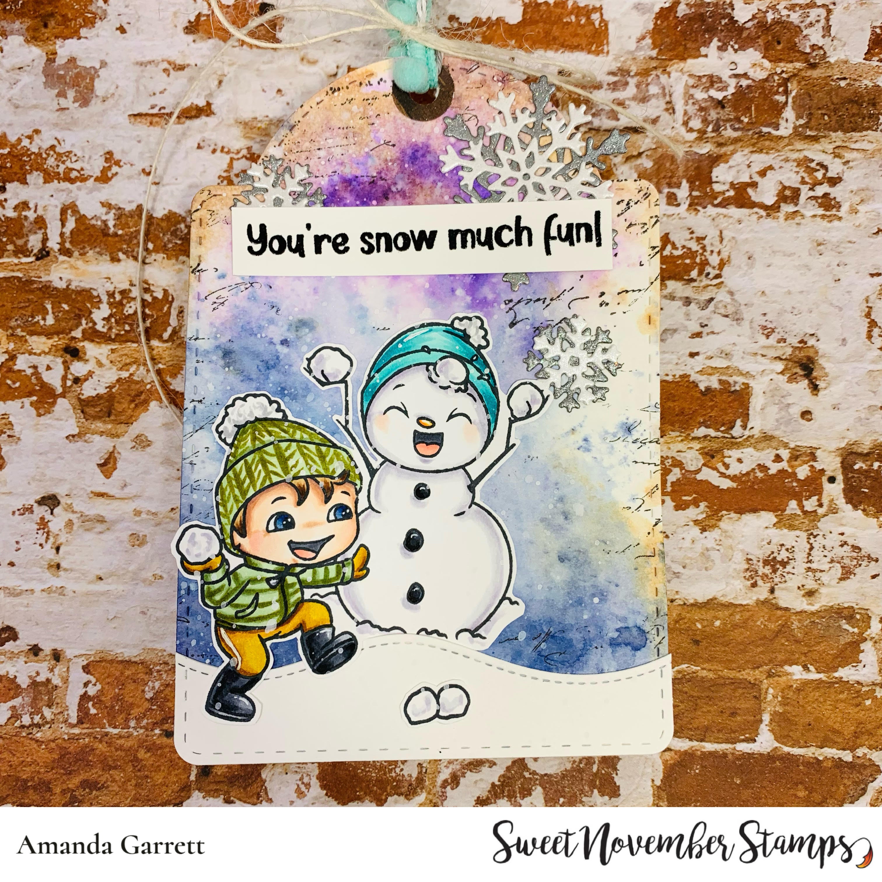 Clear Stamp Set - Snowball Fight