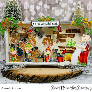 Clear Stamp Set - Simple Room Christmas Add-On