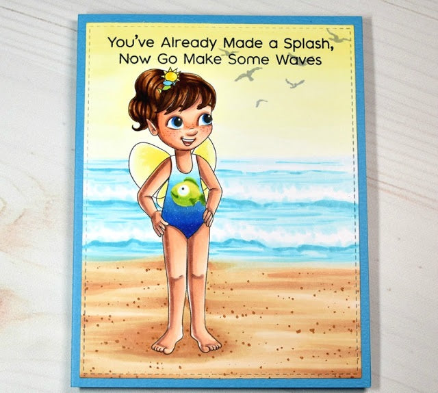 Digital Stamp - Fairy Tot: August