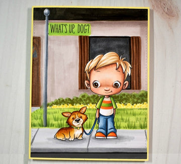 Digital Stamp - Puppy Love: Ben and Jerry