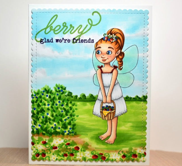 Digital Stamp - Fairy Tot: July