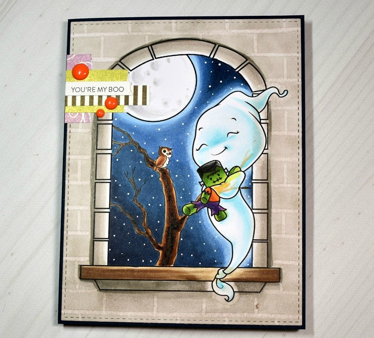 Digital Stamp - Sweet November Vault: Boo Loves Scary Larry