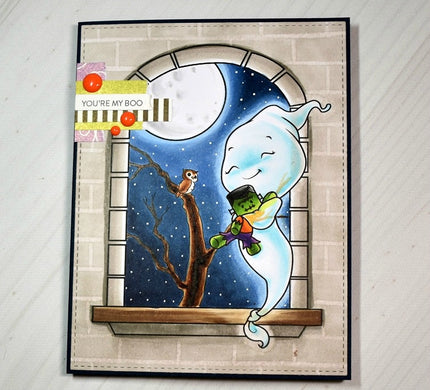 Digital Stamp - Sweet November Vault: Boo Loves Scary Larry