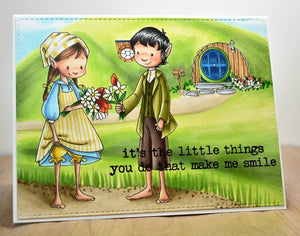 Digital Stamp - The Brownies: Clover and Bramwell