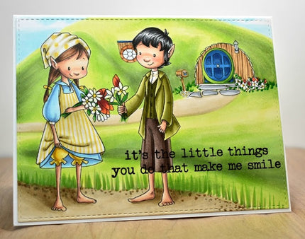 Digital Stamp - The Brownies: Clover and Bramwell