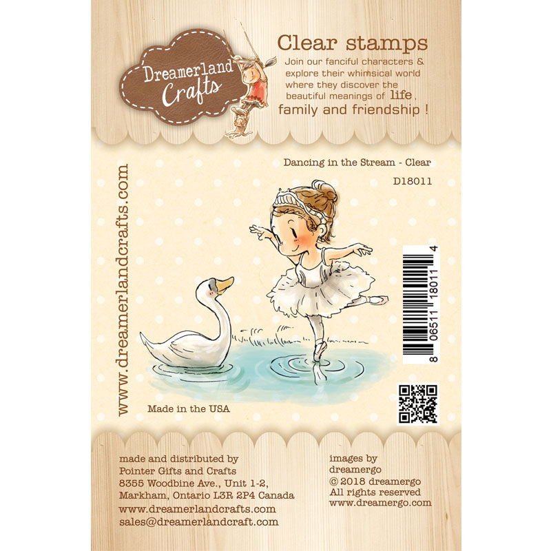 Clear Stamp - Dreamerland Crafts: Dancing in the stream