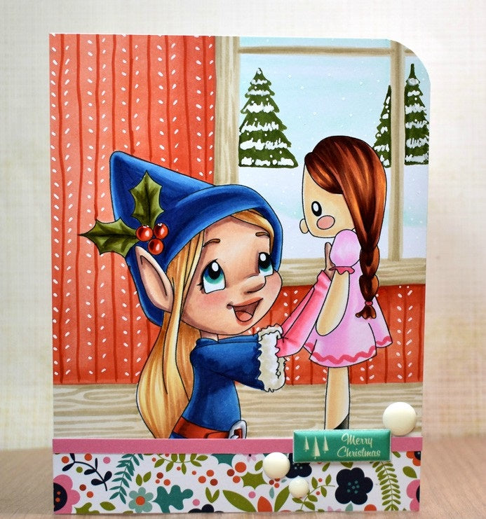 Digital Stamp - North Pole Snapshots: Dolly for Nell