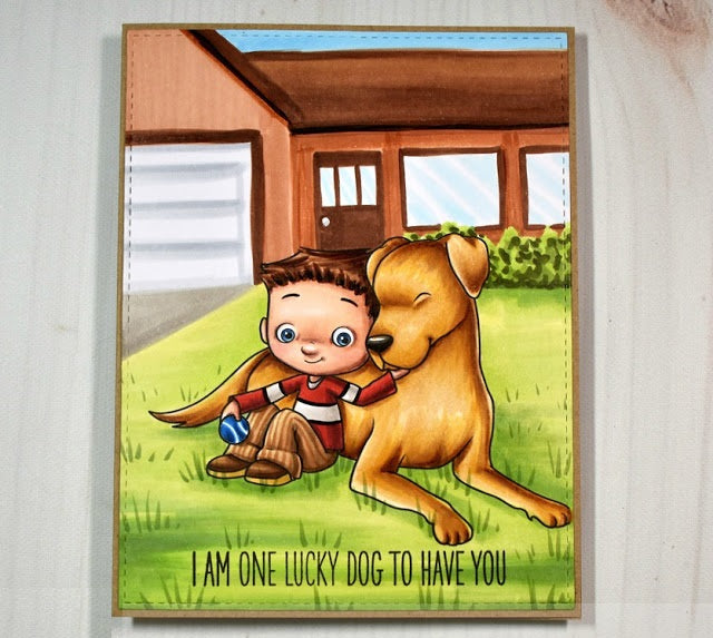 Digital Stamp - Puppy Love: Duncan and Donut