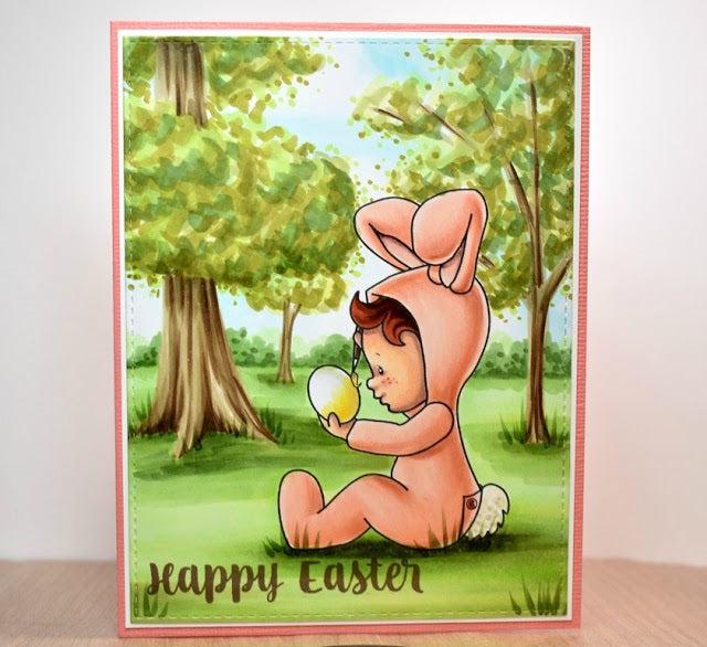 Digital Stamp - Sweet November Vault - Bunny Baby Egg