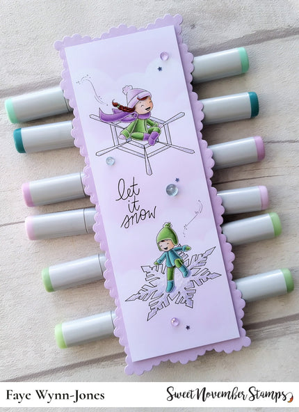 Digital Stamp: Fairwee Flurries - Colden