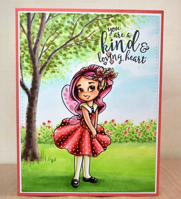 Digital Stamp - Fairy Tot: February