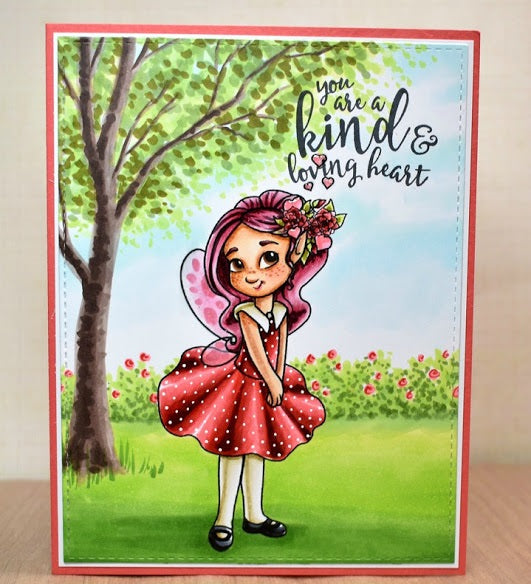 Digital Stamp - Fairy Tot: February