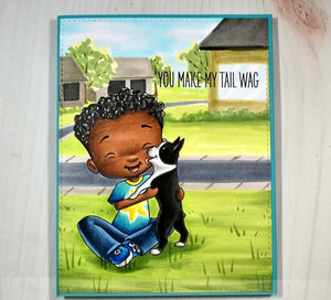 Digital Stamp - Puppy Love: Frank and Bean