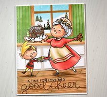 Load image into Gallery viewer, Digital Stamp - Gingerbread  House

