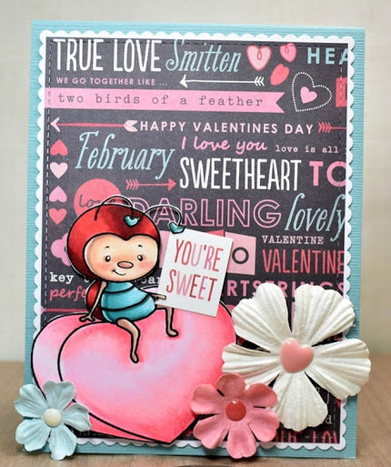 Digital Stamp - Sweet November Vault: Love Bug Heart