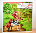 Digital Stamp - Scene Builder: Fairytale Beauty Pageant the Riverbed