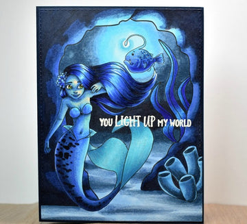 Digital Stamp - Deep Sea Friends: Jewel Eboncave and Bobber