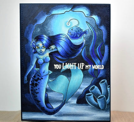 Digital Stamp - Deep Sea Friends: Jewel Eboncave and Bobber