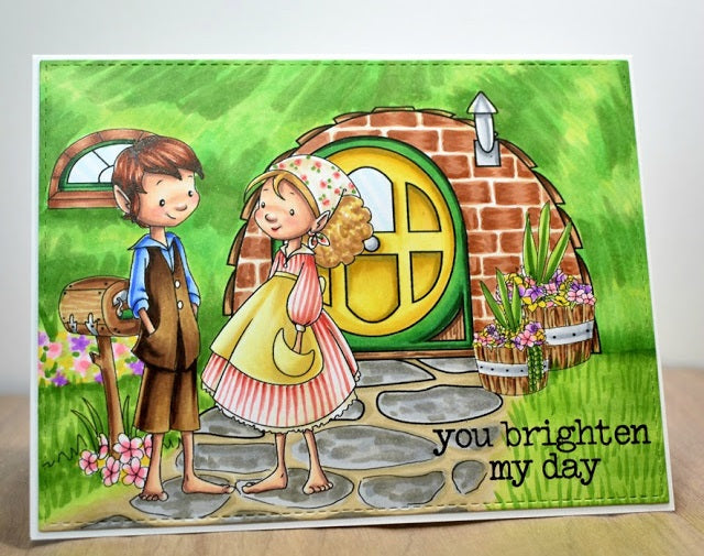 Digital Stamp - The Brownies: Jonagold and Marigold