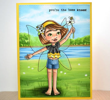 Digital Stamp - Fairy Tot: June